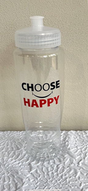 Choose Happy Water Bottle