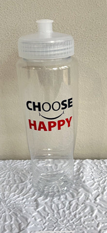 Choose Happy Water Bottle